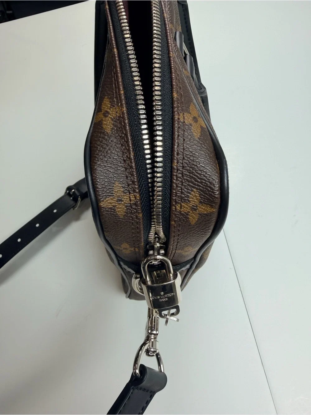 Louis Vuitton Porte Documents Voyage Macassar Monogram Briefcase
